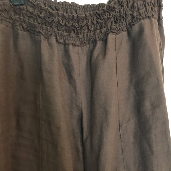 BCBG MaxAzria Linen Wide Leg Pants - Picture 3 of 7